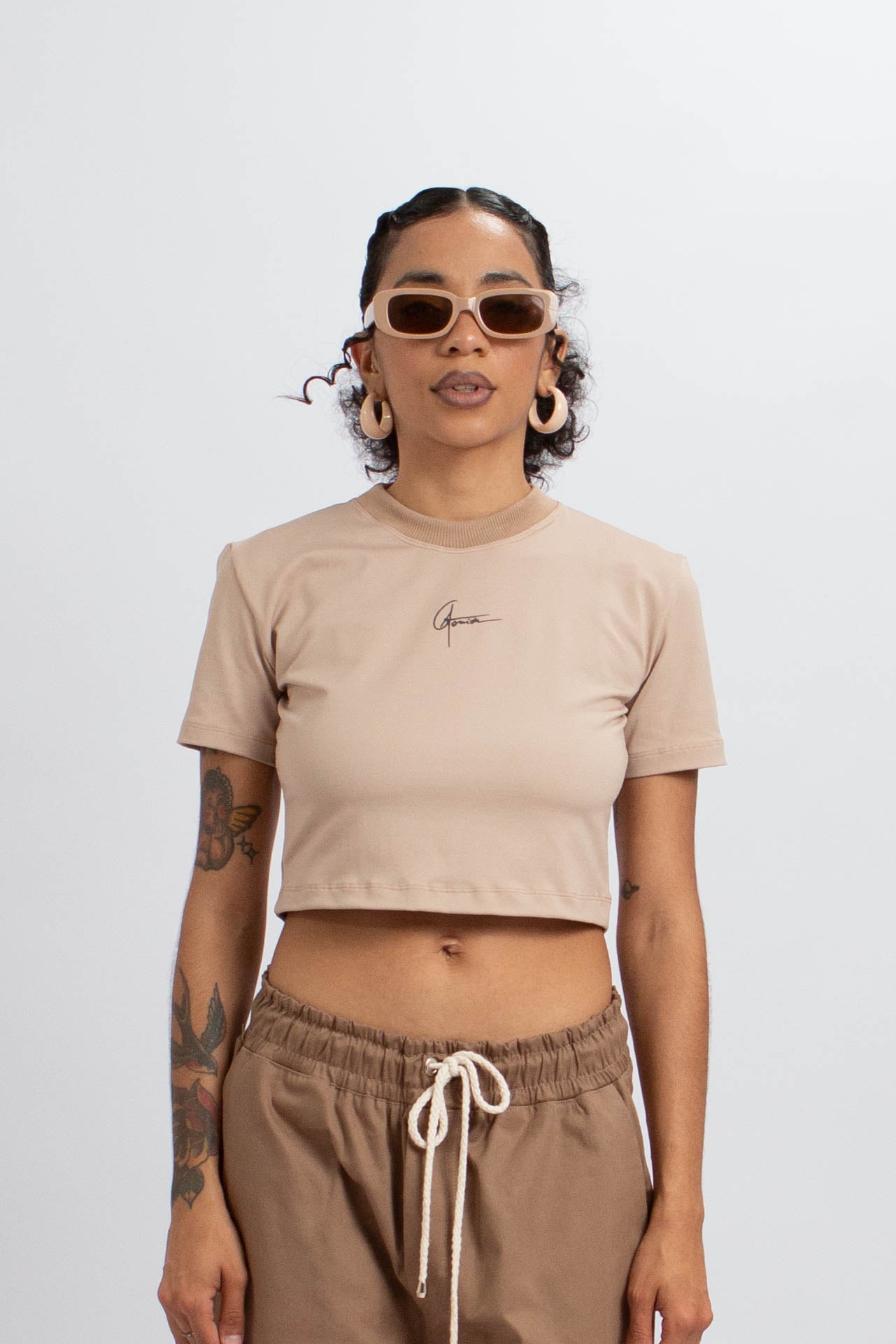 Camiseta Cropped USA